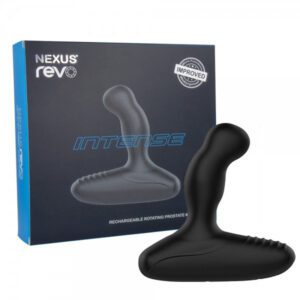 Black Nexus Revo prostate massager with packaging box.