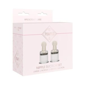 Box of two baby bottle nipples for 3+ months.