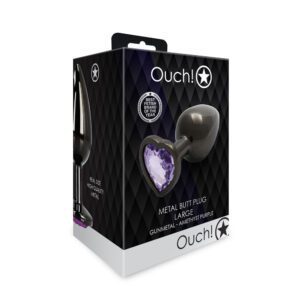 Ouch! vibrating prostate massager boxed in sleek black packaging.