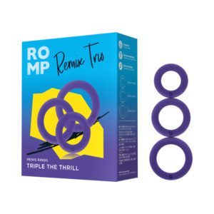 Purple Roma Trip Rings for intimate enhancement.