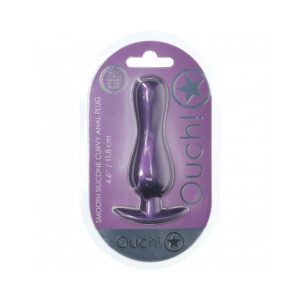 Purple-toned adult toy in sealed packaging.