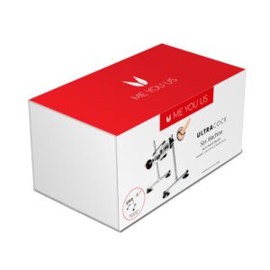 Rectangular white and red box with product branding and text.